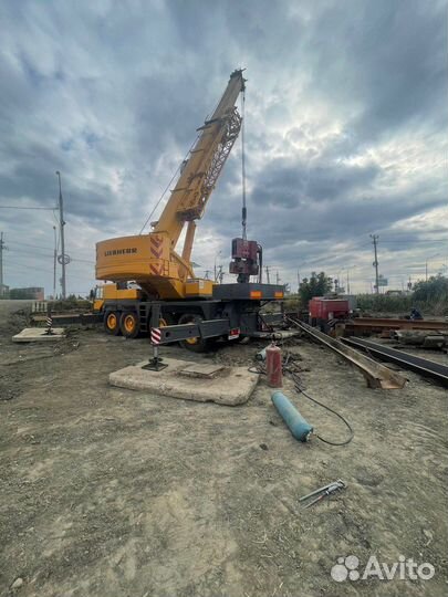 Аренда вибропогружателя на базе автокрана