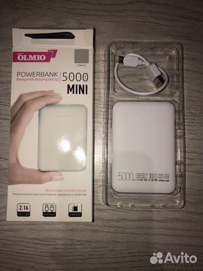 Внешний аккумулятор, power bank 5000