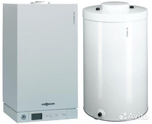 Газовый котёл Viessmann Vitopend+бойлер 100л