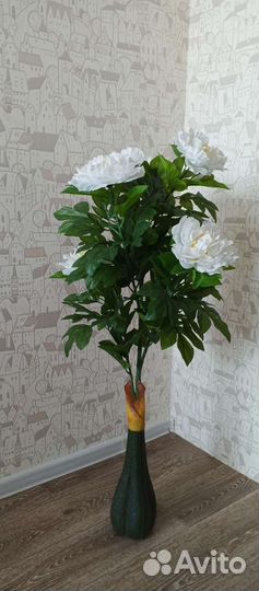 Искусственные пионы 108 см