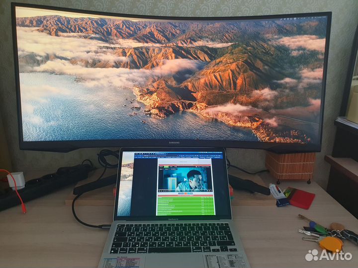 Монитор samsung odyssey g5 34 3440x1440, 165гц