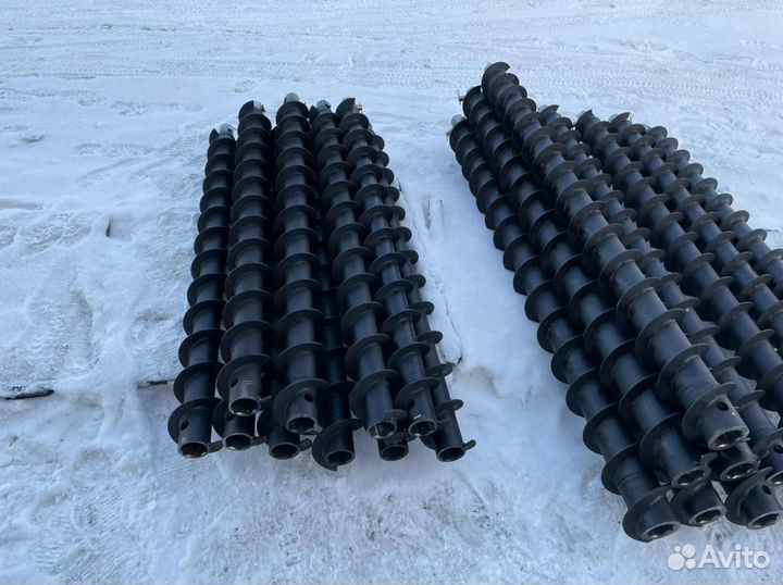 Шнек буровой от 62мм до 180мм