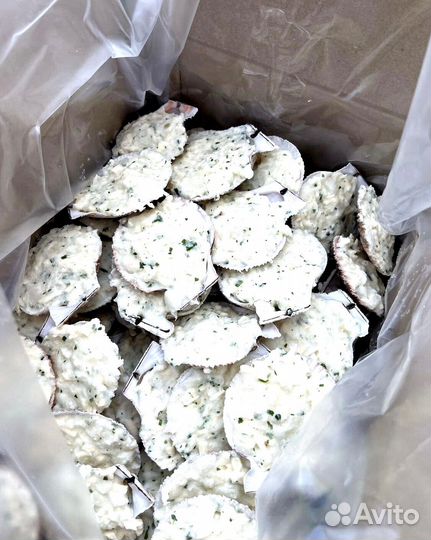 Оптом Гребешок и Мидии для запекания