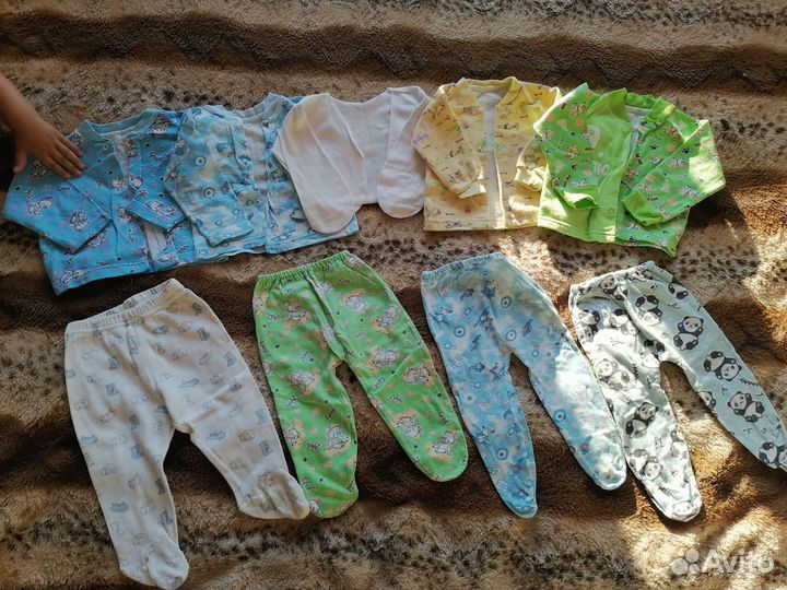 Детские вещи для мальчика от 0-3 мес