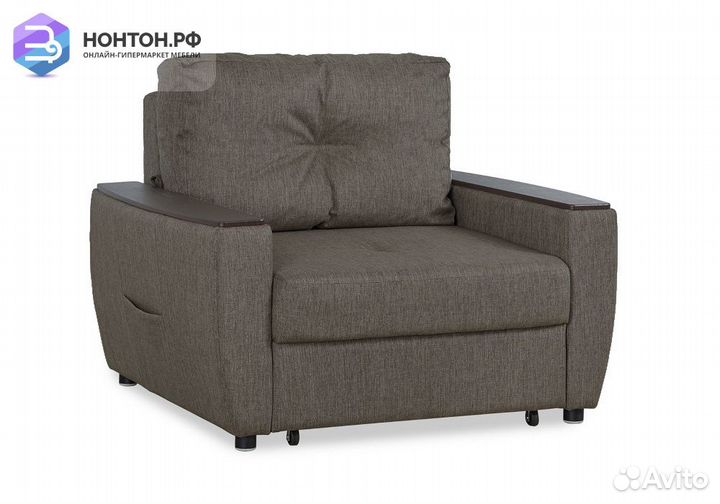 Кресло еврокнижка Дубай светло-коричневое