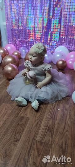 Платье на девочку 80