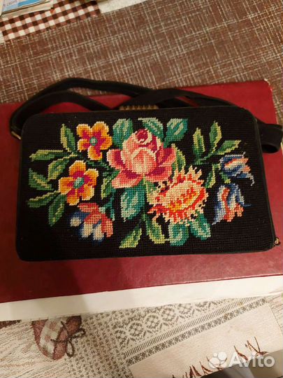 Сумочка женская винтажная ретро плетеная