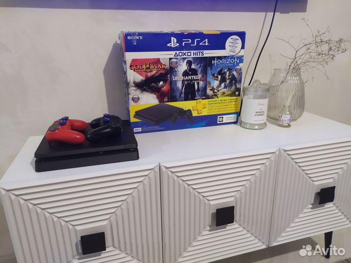Ps4 slim 500gb прошитая с играми