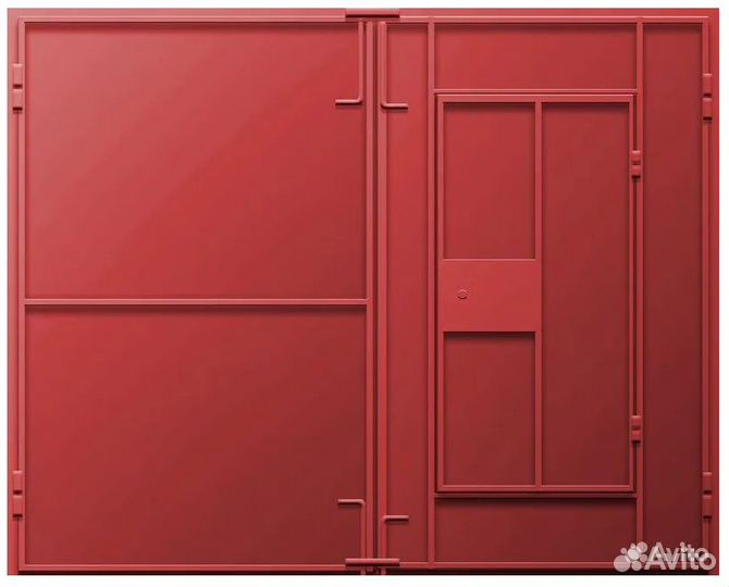 Ворота гаражные металлические от завода