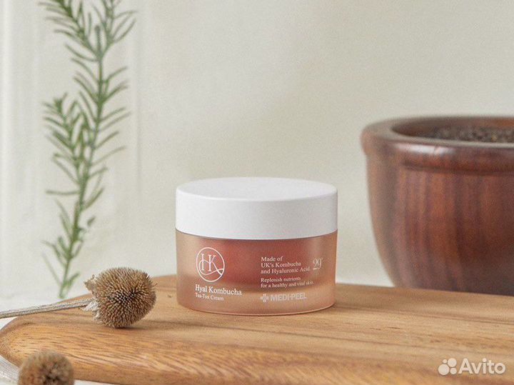 Увлажняющий ампульный крем с комбучей medi-peel