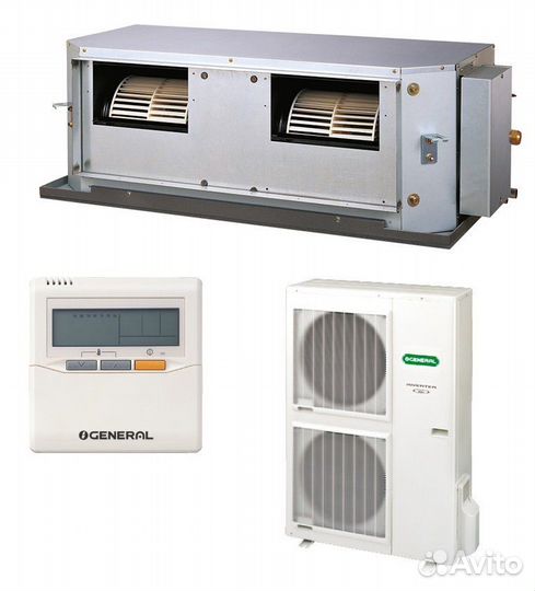 Канальный кондиционер General arhg54LH (3 ф)
