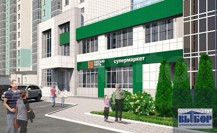 1-к. квартира, 37,6 м², 6/17 эт.