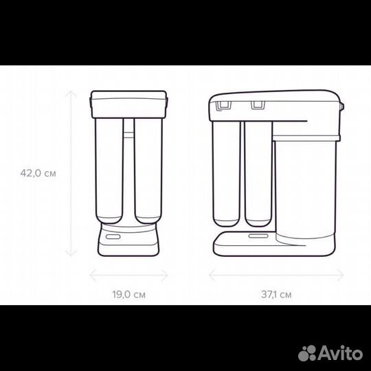 Обратный осмос фильтр Аквафор Морион DWM-101S