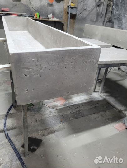 Вазон для цветов из бетона