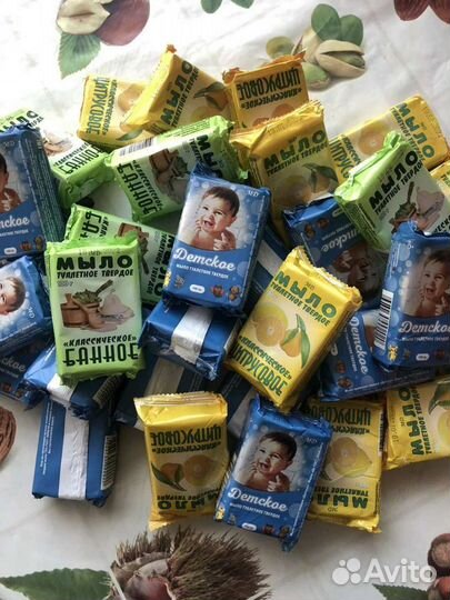 Мыло твердое детское