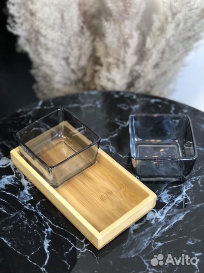 Менажница стекло