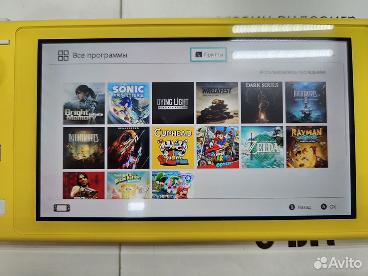 Nintendo Switch lite 160Gb чип много игр