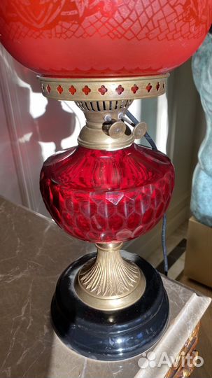 Пара/Лампа настольная/винтаж/антиквариат