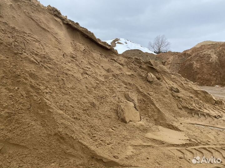 Песок, щебень