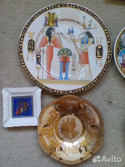 Тарелка настенная фарфор Египет