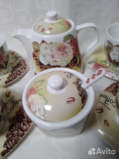 Кофейный сервиз новый