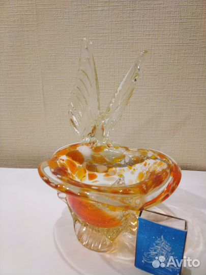 Ваза цветное стекло