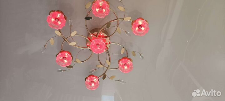 Люстра потолочная бу