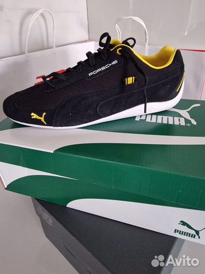 Кроссовки Puma porsche speedcat black leamon ориг