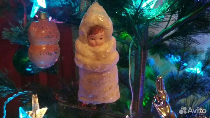 Ватные игрушки под старину