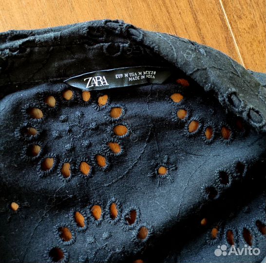 Рубашка zara шитье M