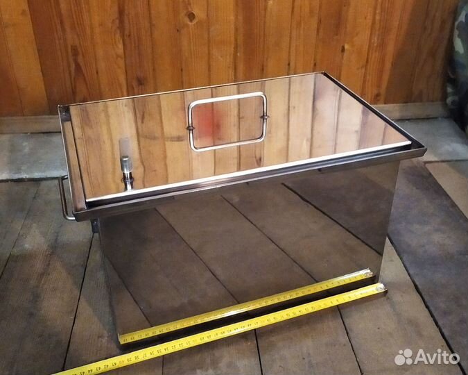 Коптильня для горячего копчения 40х25х25 1,5 мм