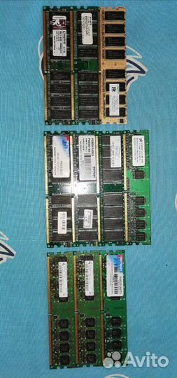 Оперативная память DDR 1 и DDR 2