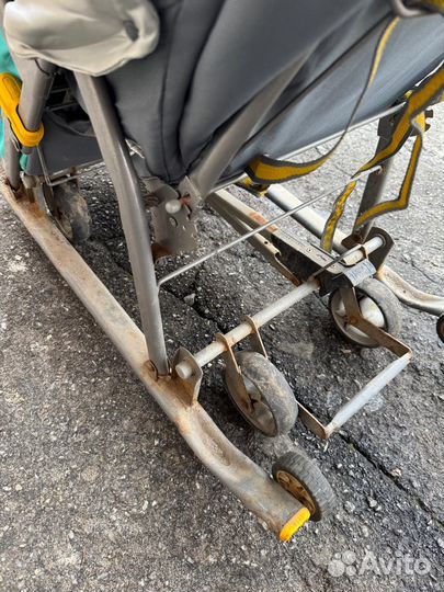 Детские санки коляска