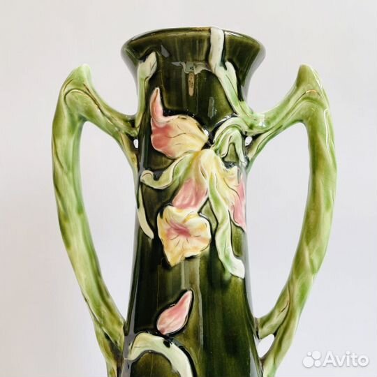 Большая антикварная ваза, стиль Ар Нуво, начало XX века