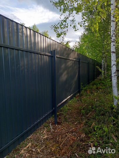 Забор из профнастила