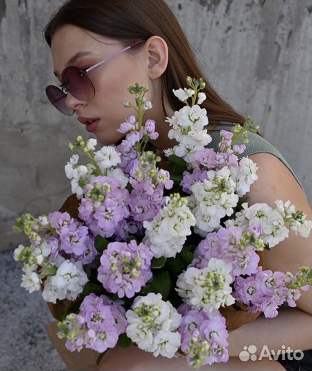 Маттиола букеты цветы доставка 24/7