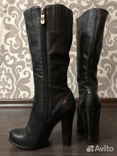 Сапоги натуральная кожа 35