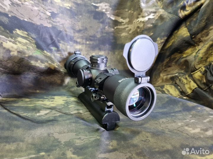 Оптический прицел на скс с крышкой в сборе