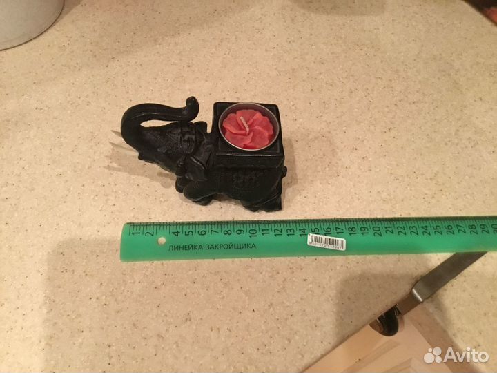 Статуэтка подсвечник слон