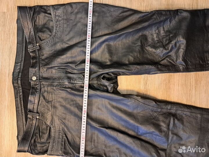 Брюки кожаные