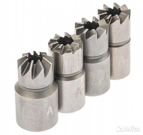Набор зенковок (шарошек) д/седел диз.форсунок