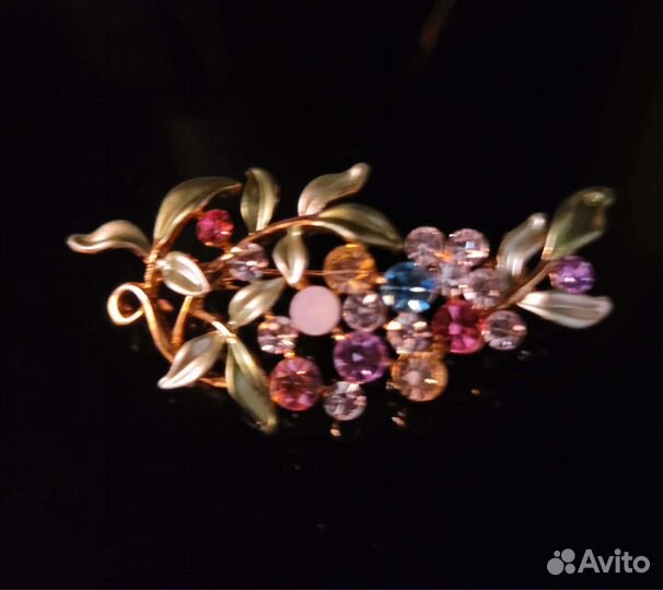 Новая брошка Веточка