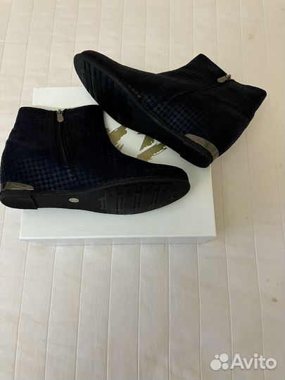 Ботильоны женские, размер 40, синий