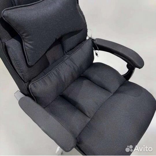 Кресло руководителя из ткани с массажем