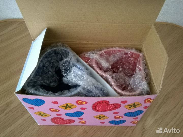 Кружки 2 шт новые с упаковкой 250 мл