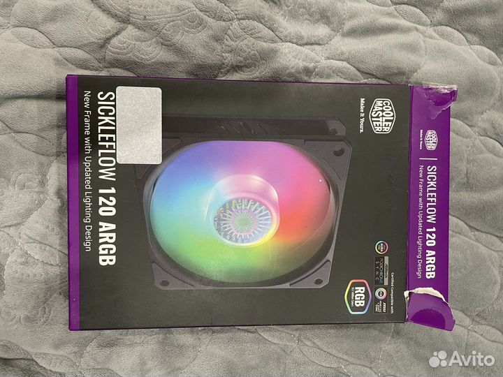 Вентилятор cooler master sickleflow 120 argb