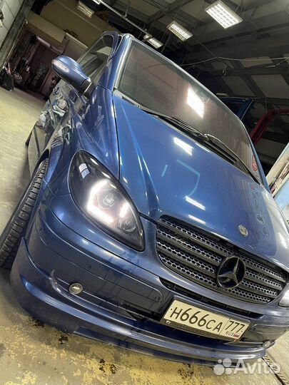 Передняя юбка wald на mersedes w639