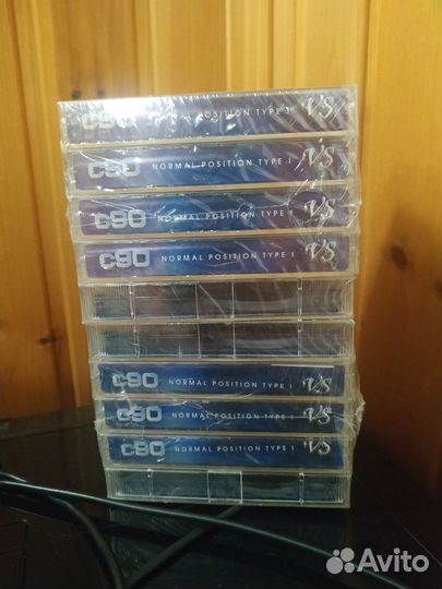 Аудиокассеты новые запечатанные