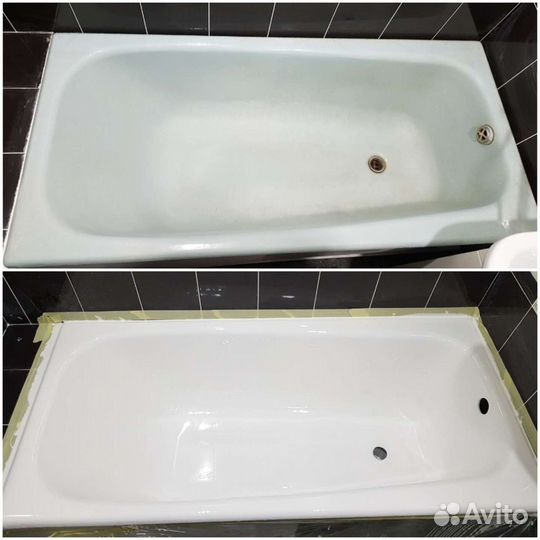 Реставрация ванн жидким акрилом