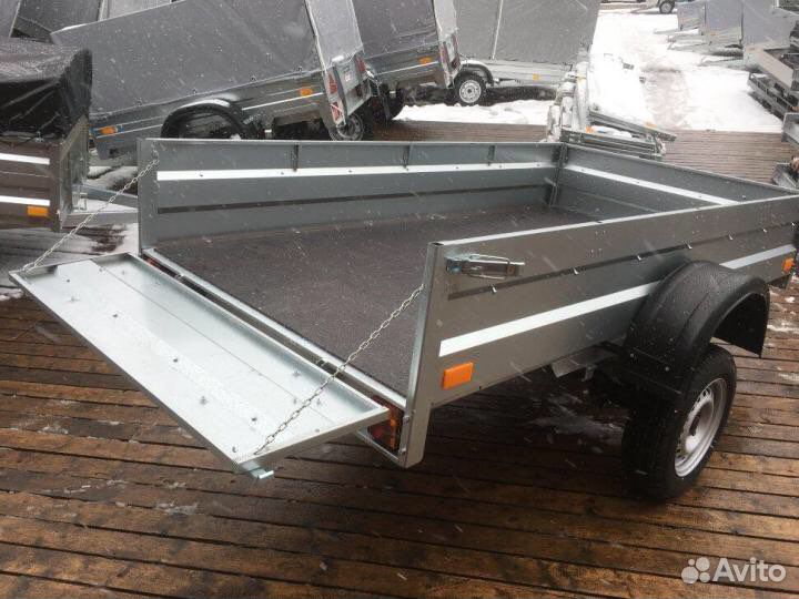 Прицеп бортовой внутри 2,16х1,3 Полный цинк